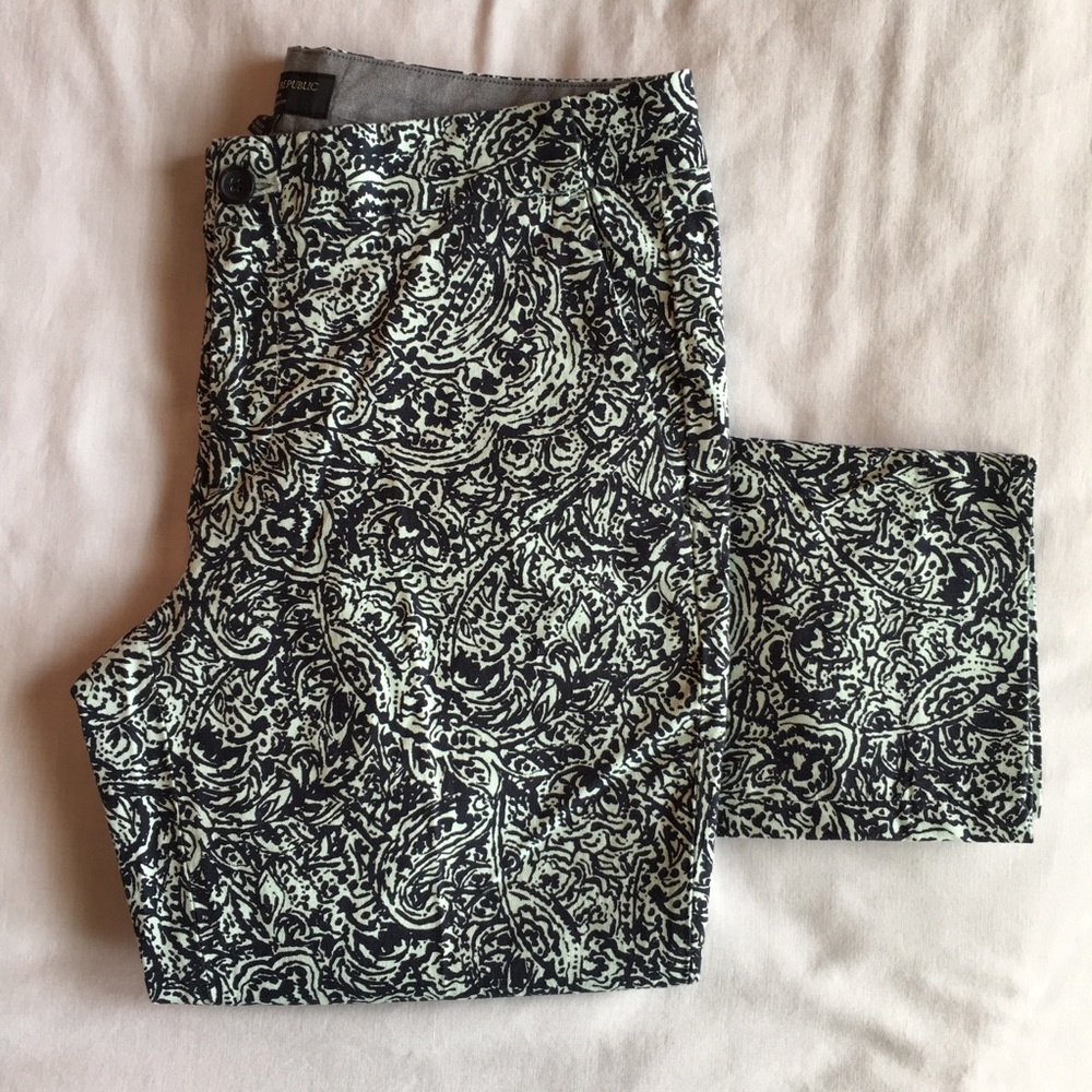 Banana Republic Women’s Printed Pants Hampton Fit